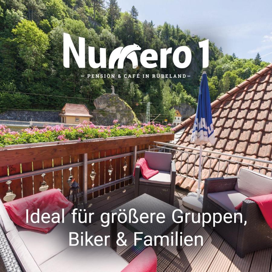 Numero1-Pension Und Cafe Rubeland Exterior foto